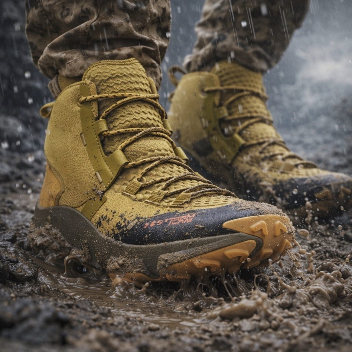 Bota Táctica UA Expanse Mid WP — Verde oliva · vista 2