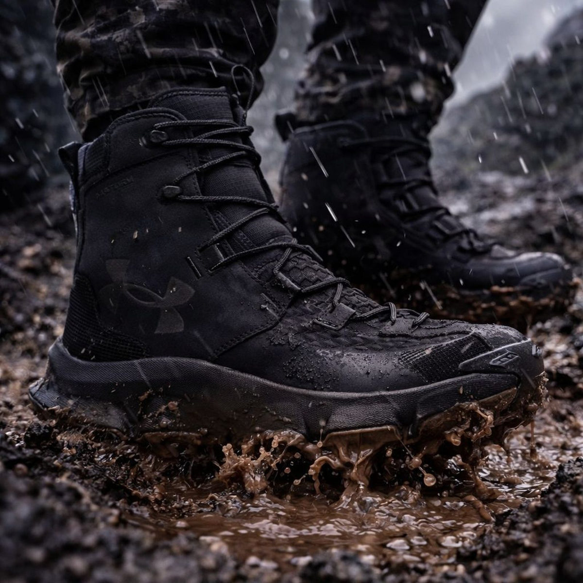 Bota Táctica UA Expanse Reaper — Negro · vista 2